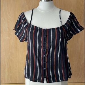 Billabong Summer Fling Striped Top - Large